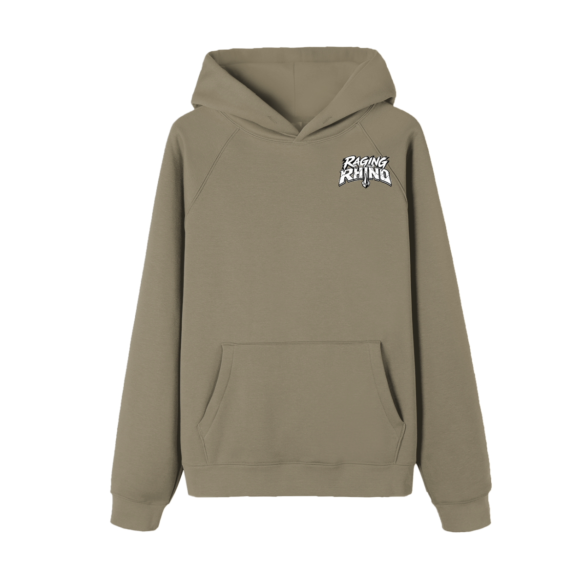 Raging Rhino Essential Raglan Sleeve Fleece Hoodie