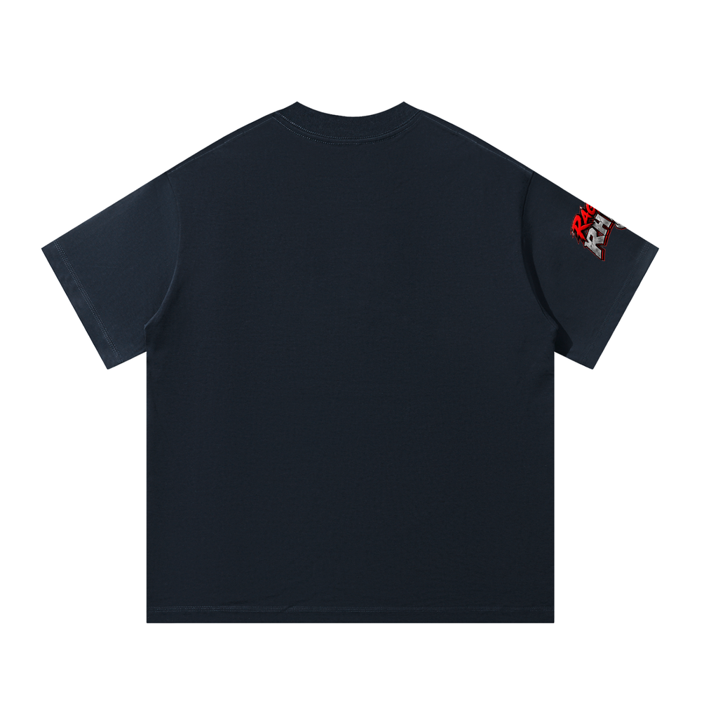 Silhouette Raging Rhino Unisex Oversized T-Shirt