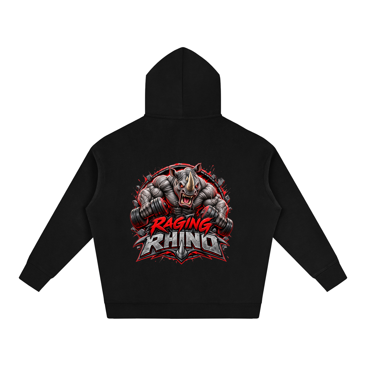 OG Raging Rhino Oversize Fleeced Hoodie