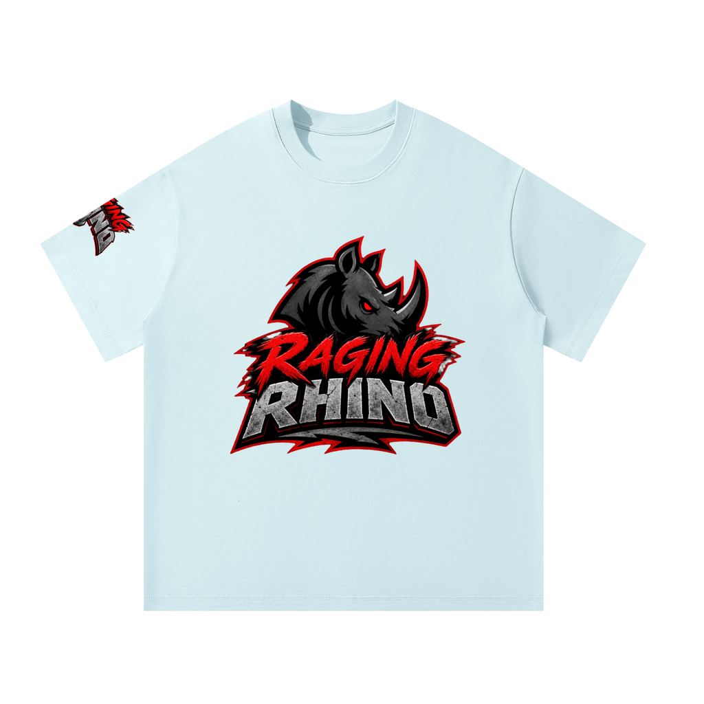 Silhouette Raging Rhino Unisex Oversized T-Shirt