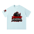 Silhouette Raging Rhino Unisex Oversized T-Shirt